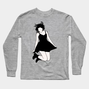 girl jumping Long Sleeve T-Shirt